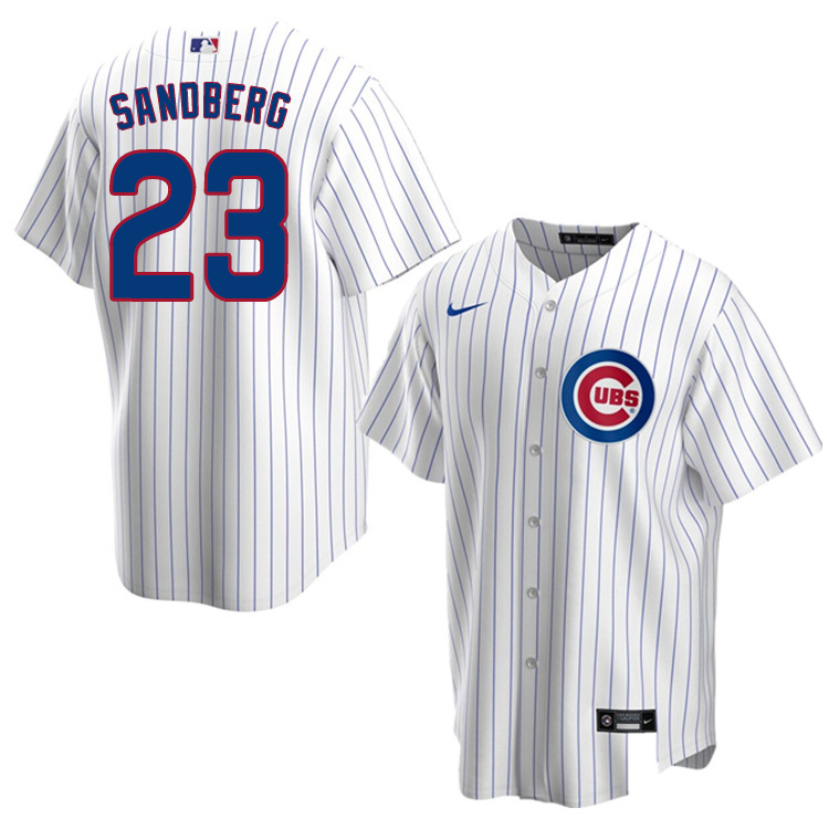 Nike Men #23 Ryne Sandberg Chicago Cubs Baseball Jerseys Sale-White